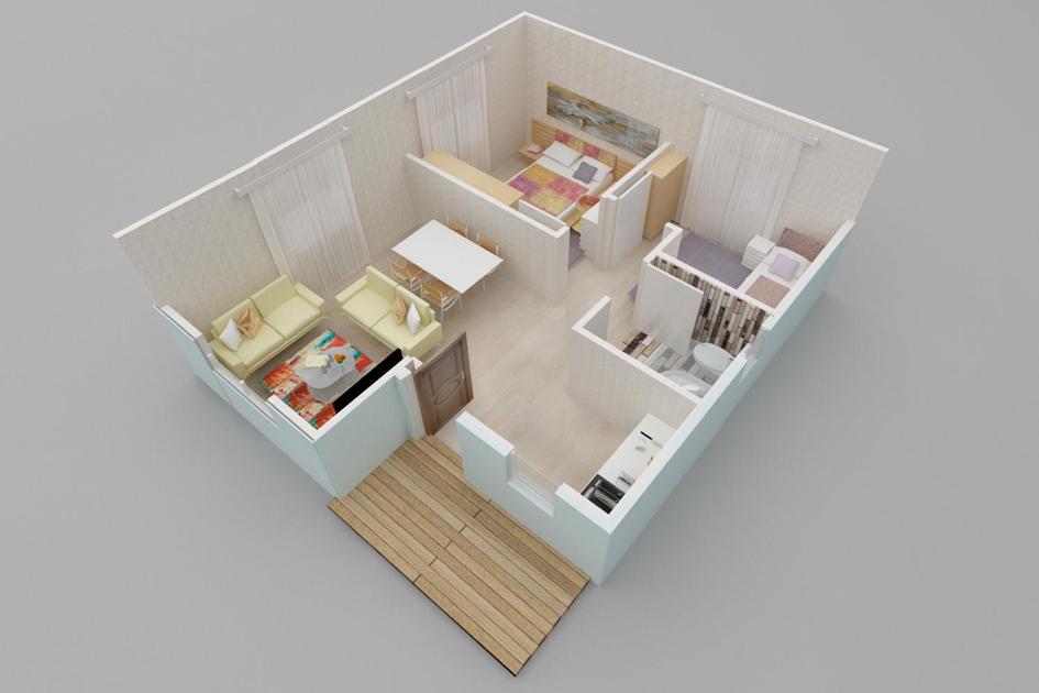 Kayseri Prefabrik 53 mt 3 Kayseri Prefabrik 53 mt - Görsel 3